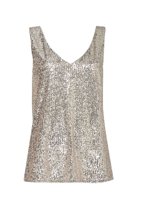 metallic fabric tanks|Silver Metallic Tiered Tank Top – Magnolia Boutique.